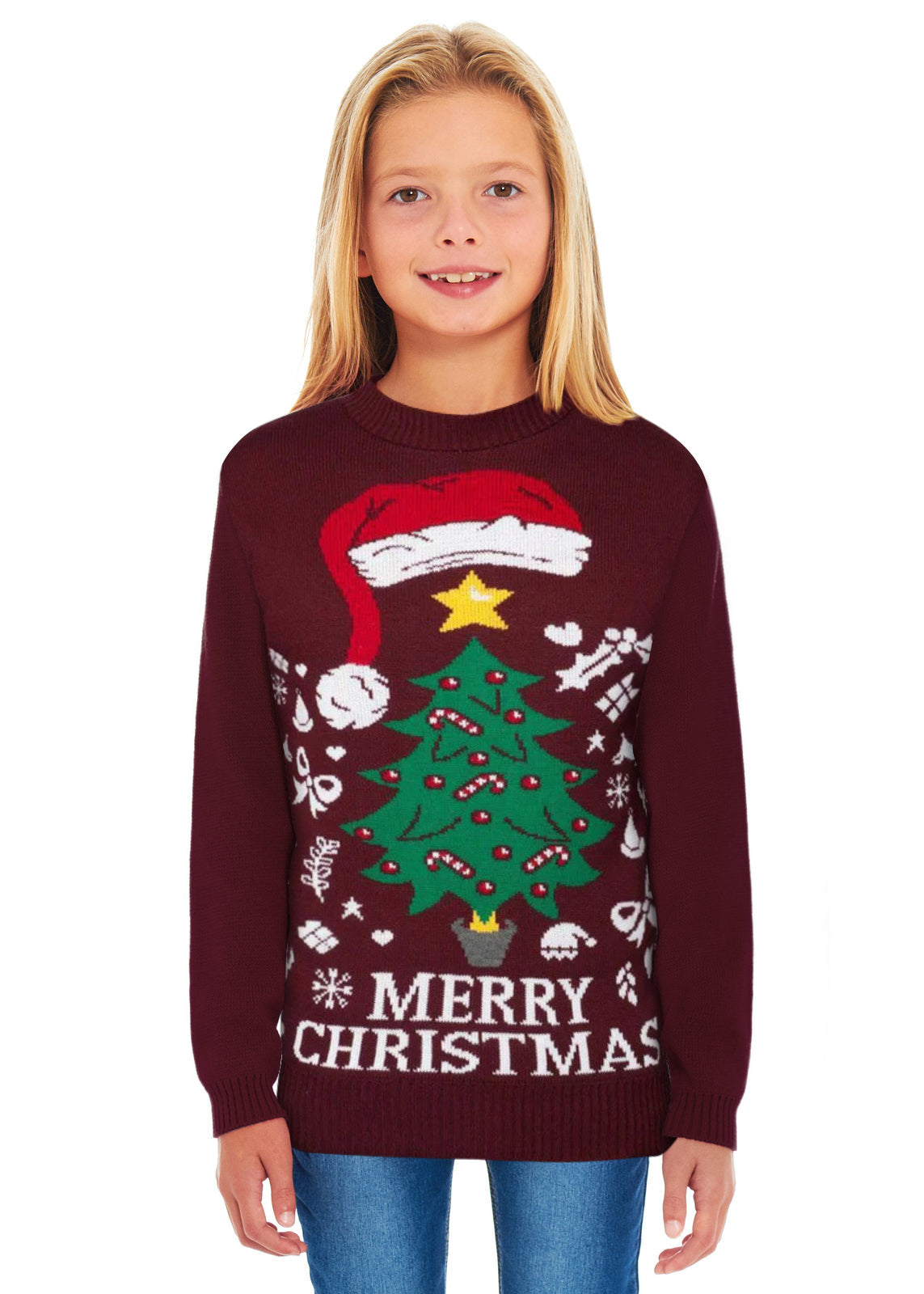 Santa Tree Wine Family Christmas Jumper – Festive Fun for the Whole Family Featuring a playful Santa and tree design with wine glasses, this cozy jumper is perfect for celebrating the holidays together in style and warmth. Available in various sizes
