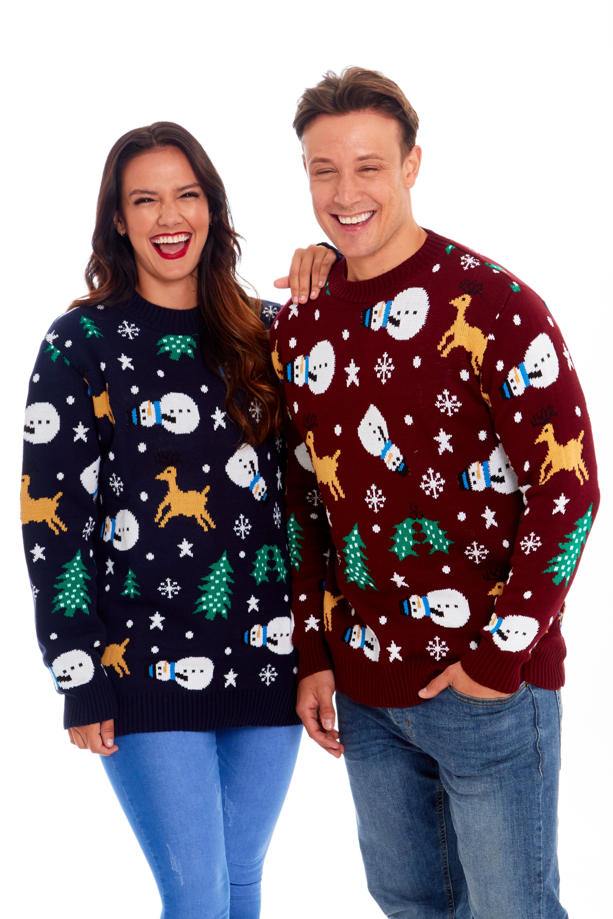 Snowman Navy Christmas Jumper