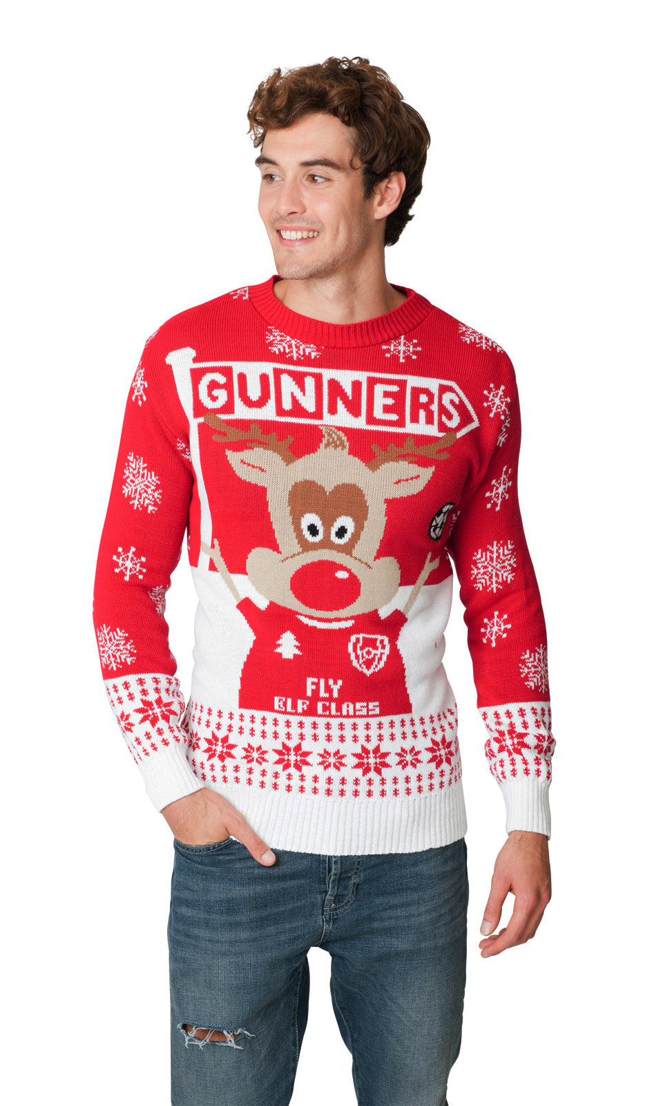 Gunners Christmas Jumper Football