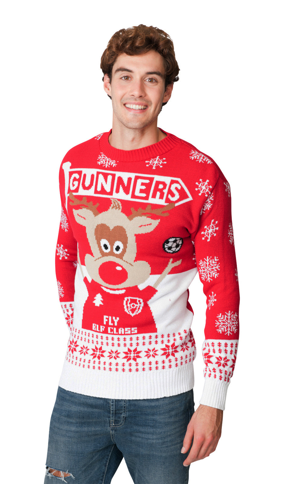 Gunners Christmas Jumper Football
