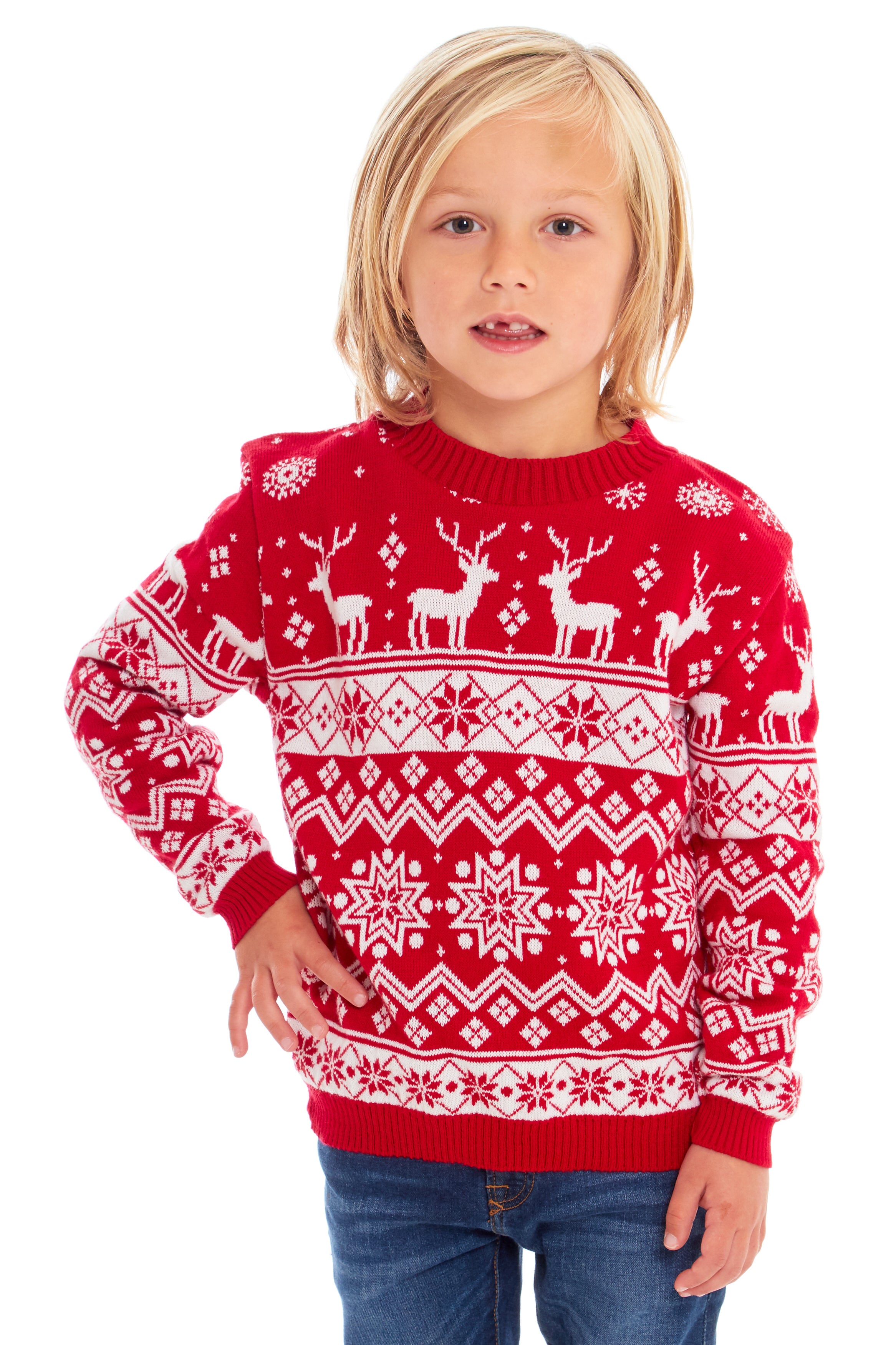 Kids Alternative Xmas Jumpers Kids Infant Girls Boys Christmas