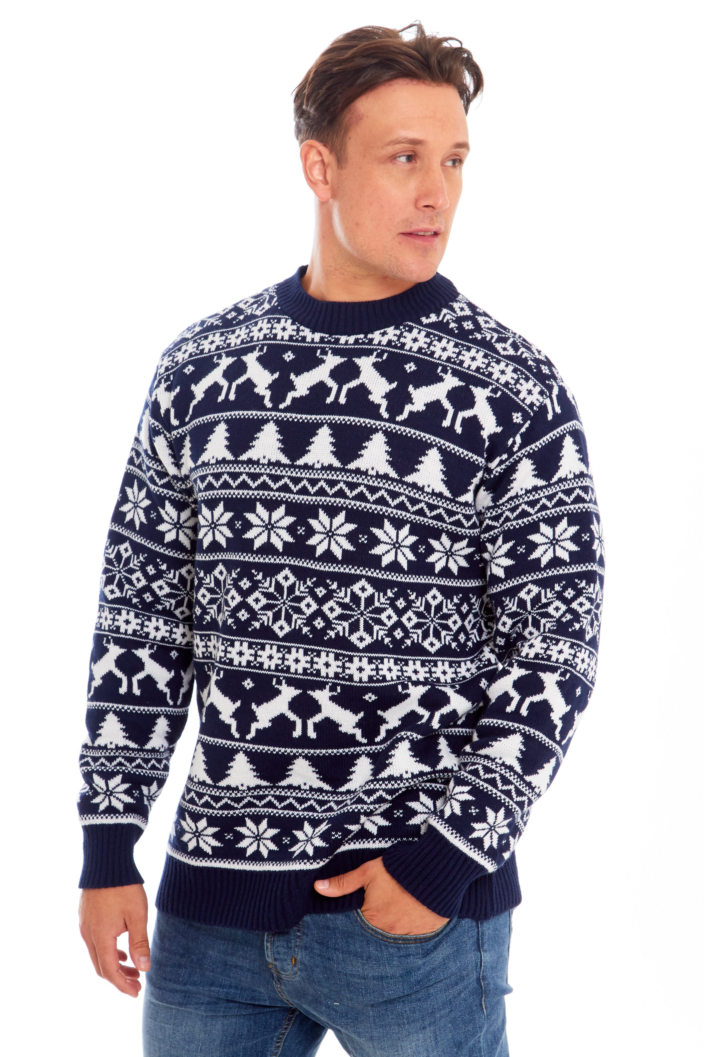 Nordic Snowflake Christmas Jumper – GetKnitty