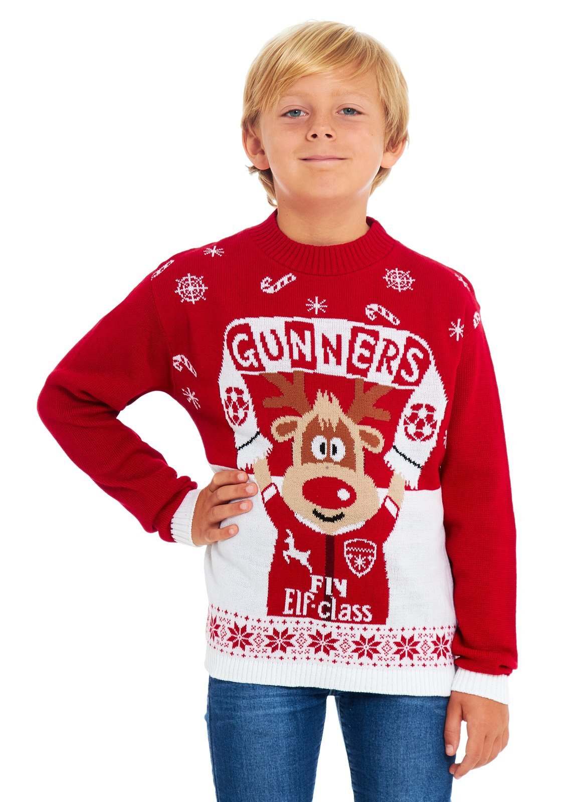 Arsenal kids Christmas Jumper