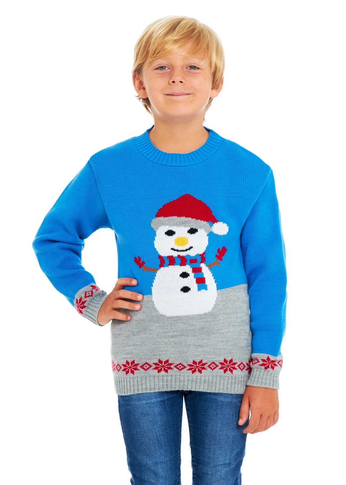 Snowman Blue Kids