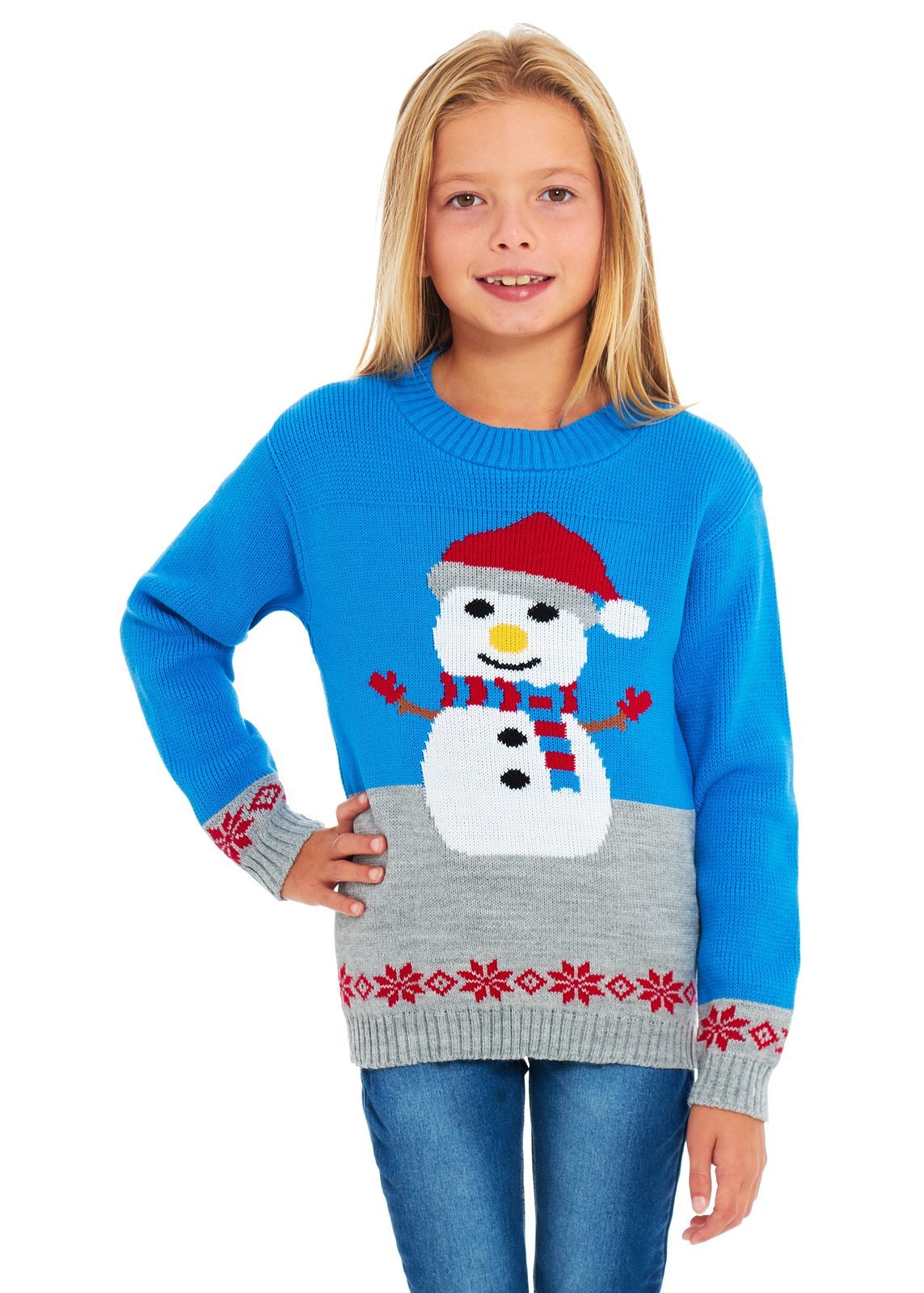 Snowman Blue Kids