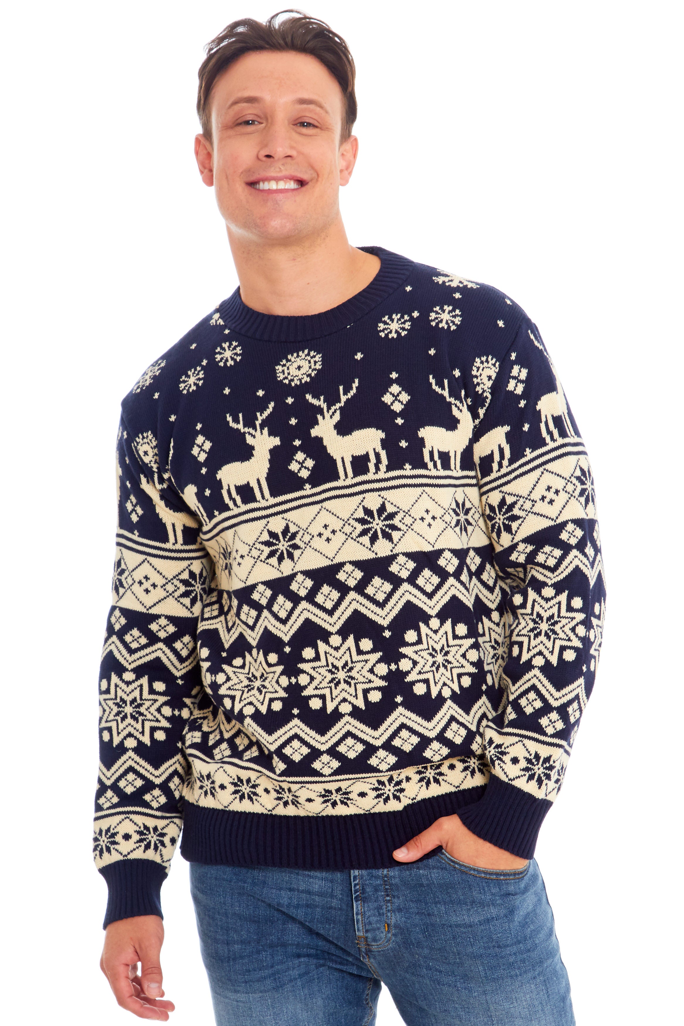 Nordic Cream Christmas Jumper