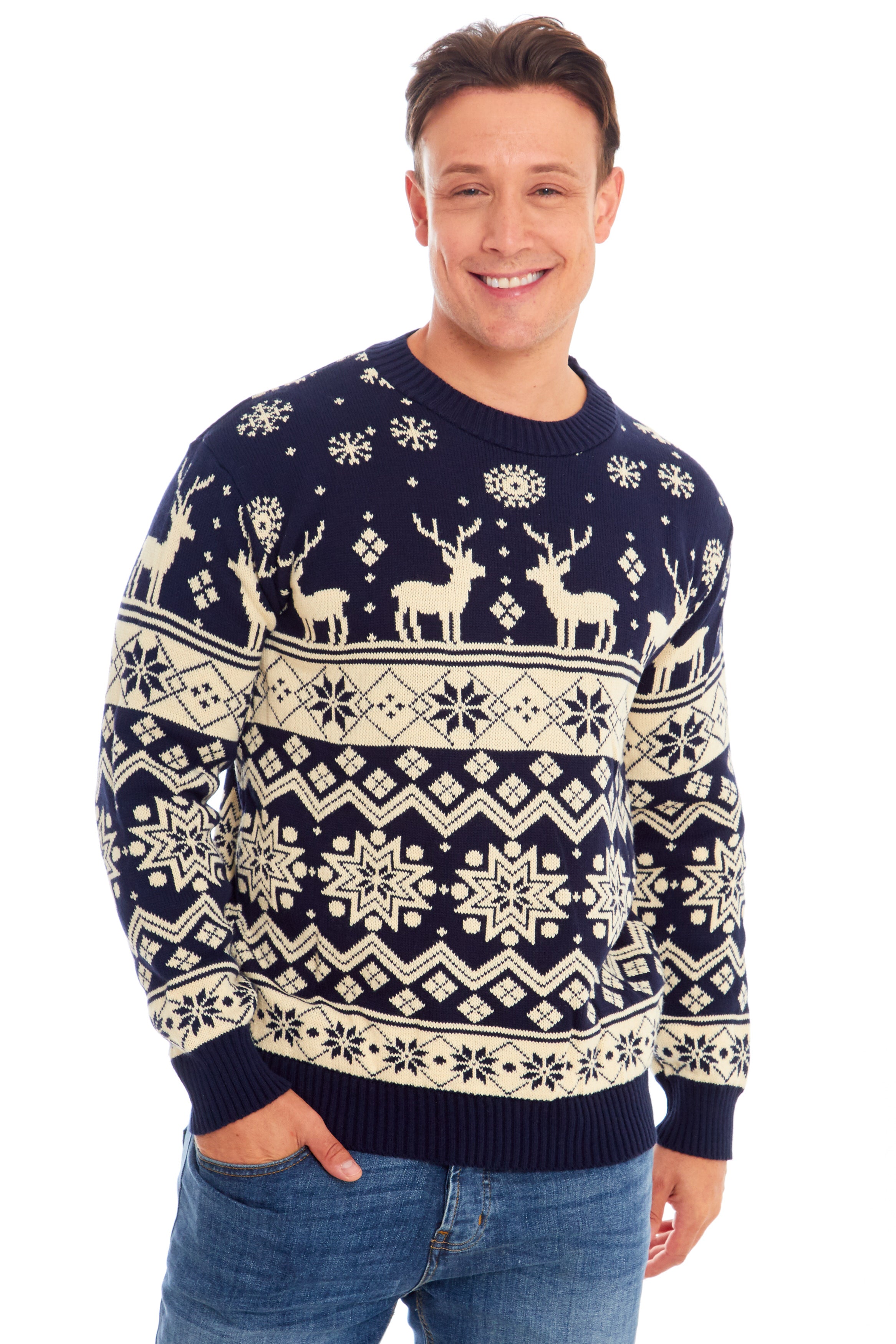 Nordic Cream Christmas Jumper