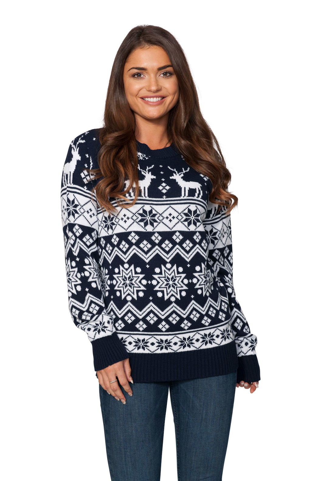 Nordic Navy Fairisle Christmas Jumper