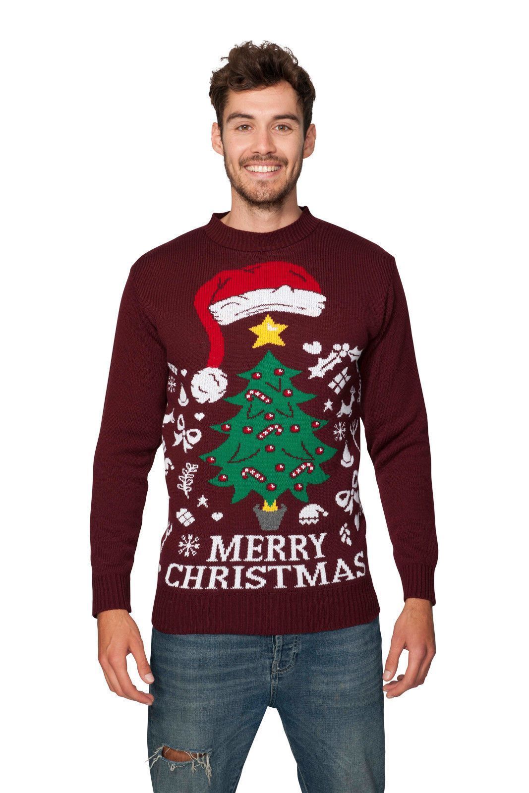 Santa Tree Wine Family Christmas Jumper – Festive Fun for the Whole Family Featuring a playful Santa and tree design with wine glasses, this cozy jumper is perfect for celebrating the holidays together in style and warmth. Available in various sizes