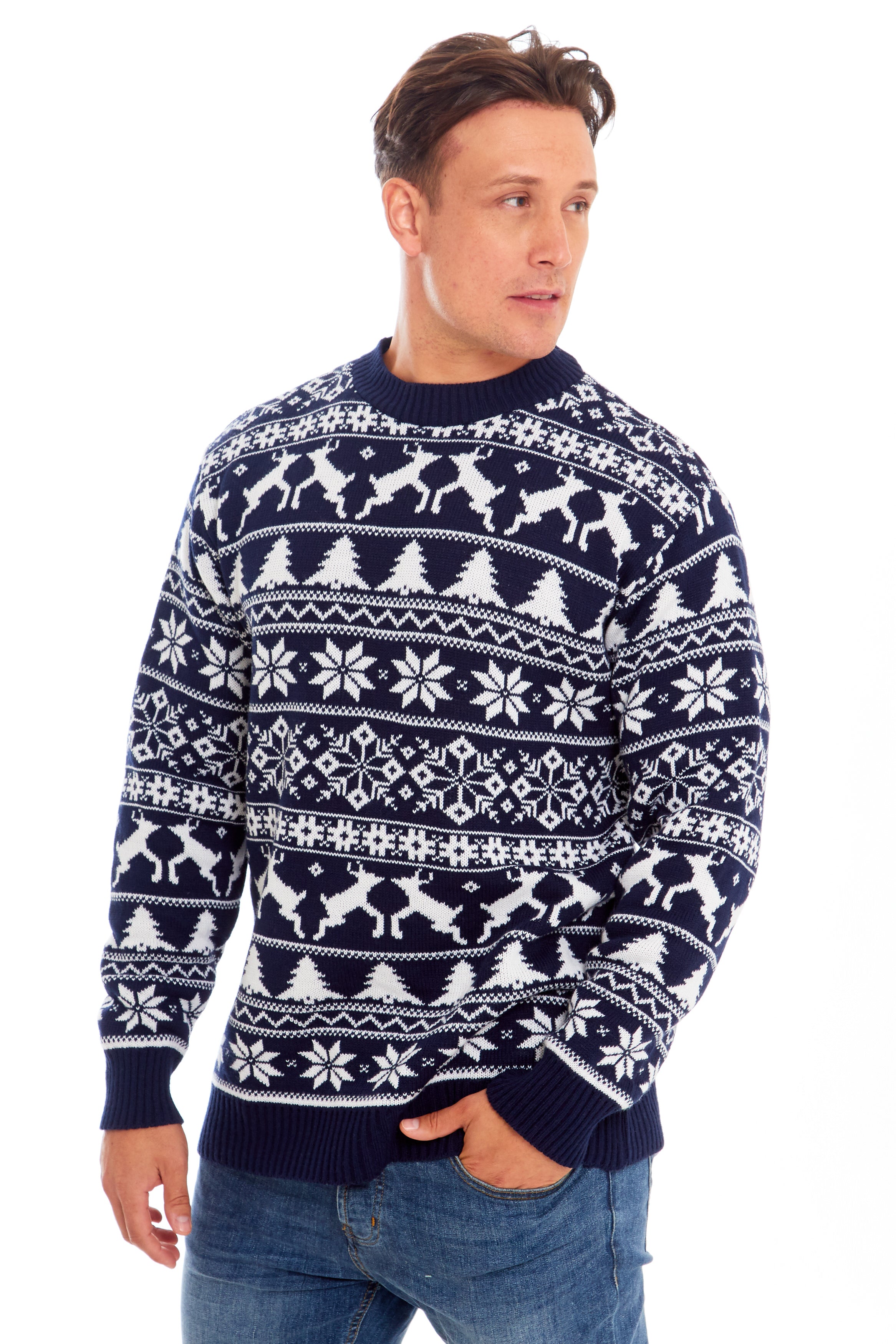 Nordic Snowflake Christmas Jumper